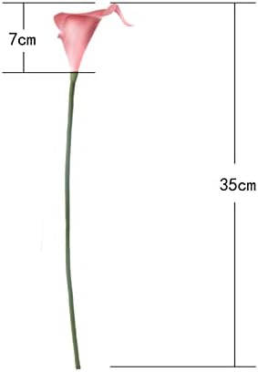 Letjolt Artificial Calla Lily Flowers 12Pcs Light Pink Realistic Flower - Image 6