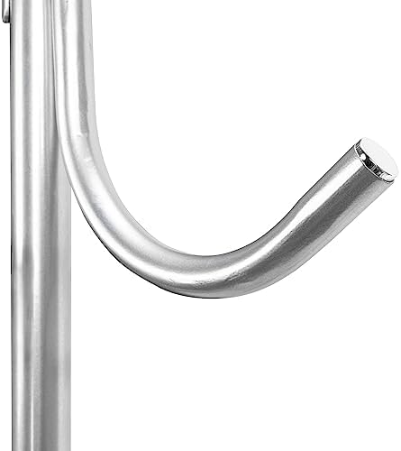 Household Essentials Hinge-It Clutterbuster Steel Valet Family Towel Bar, Silver - Image 7
