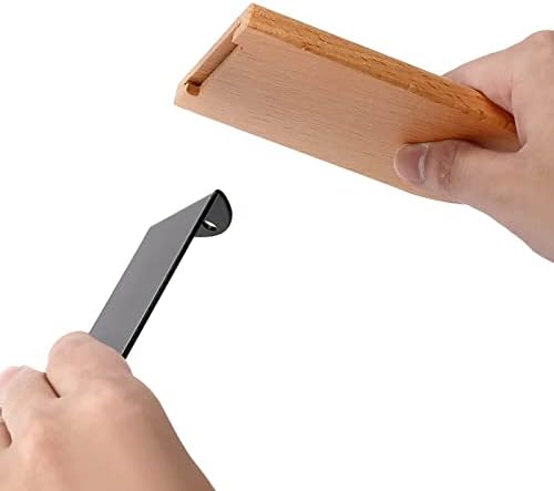Book Ends Hamster Cartoon Wood Bookends for Shelves to Hold Books Heavy Duty Non-Skid Book Stoppers Wood Decorative Home Office School - Image 5