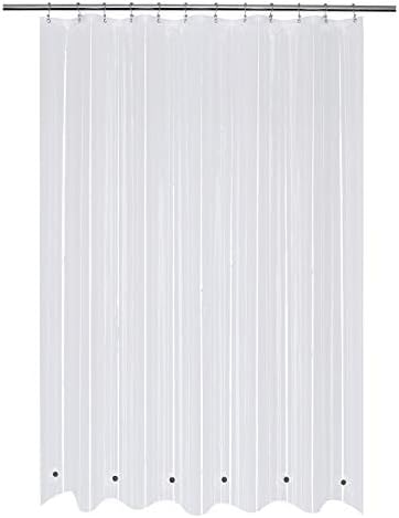 Mrs Awesome 72x96 Extra Long Shower Curtain Liner Heavy Duty, Clear by MrsAwesome