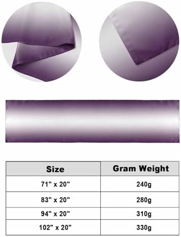 DecorLovee Purple Ombre Bed Runners for Cal King Size Bed, Modern Abstract Decorative Bed Throws for Foot of Bed, Purple Gradient Bed Runner Sofa Throw Bedding Scarf Protector Slipcover for Bedroom - Image 6