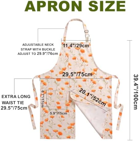 Nanxson Pottery Apron Split Leg with 3 Pockets & Adjustable Buckle - Image 6