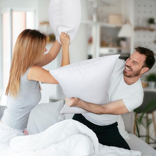 COZSINOOR Goose Down Feather Pillows Queen Size Set of 2 - Image 6