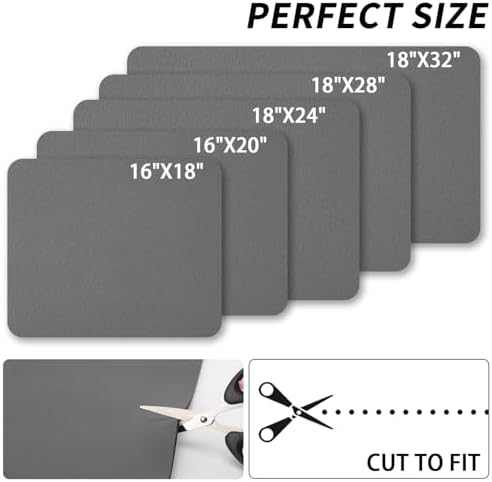 HotLive Dish Drying Mat for Kitchen Counter, Heat Resistant Drainer Mats with Non-slip Rubber Backed, Hide Stain Kitchen Super Absorbent Draining Mat, Easy to Clean Dish Rack Pad, Dark Grey 16"x18" - Image 6