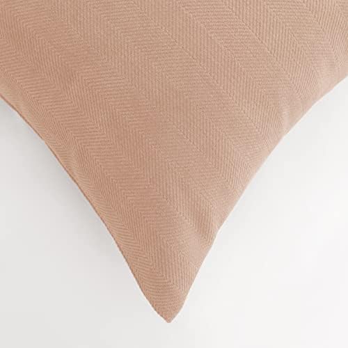 AMBERIS 2 Pillowcases (45×45cm)(Without Insert) Beige, Modern Style 2 Pillowcases (Without Insert) for Home Hotel Decorations - Image 5