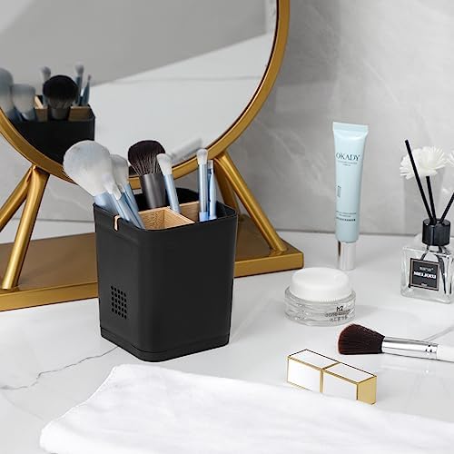 Electric Toothbrush Holder Tooth Brush and Toothpaste Organizer, Black - Image 6