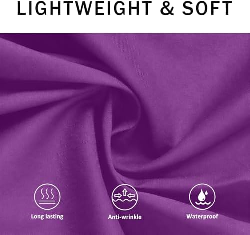 BOHARERS Waist Purple Apron with 3 Pockets - Black Waitress Server Short Apron - Image 6