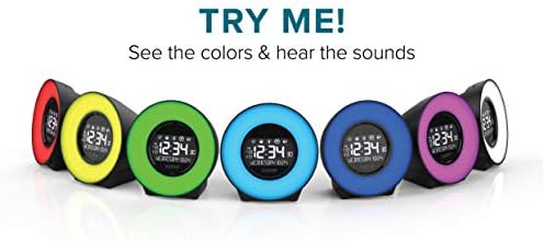 La Crosse Technology C83117 Color Mood Light Desk Clock with 5 Soothing Nature Sounds and USB Port - Image 7