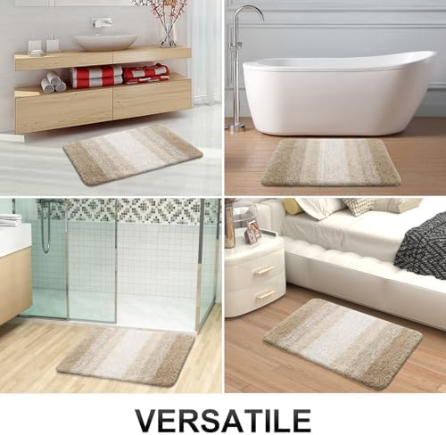 OLANLY Bathroom Runner Rug 47x17, Extra Soft Absorbent Microfiber Bath Rugs - Image 6