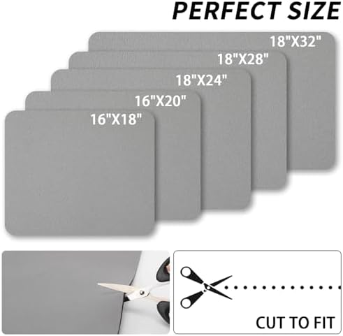 HotLive Dish Drying Mat for Kitchen Counter, Heat Resistant Drainer Mats with Non-slip Rubber Backed, Hide Stain Kitchen Super Absorbent Draining Mat, Easy to Clean Dish Rack Pad, Grey 16"x18" - Image 6