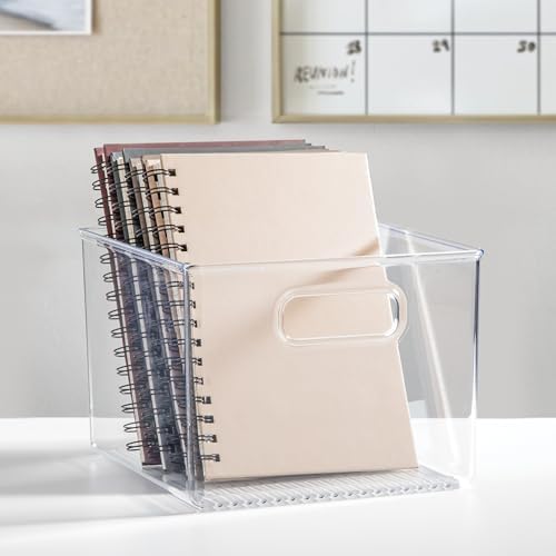 iDesign Clear Plastic Storage Bins, 4-Pack - Image 6