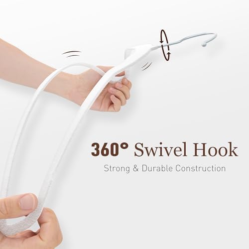 Velvet Hangers 100 Pack, 17.5" Non-Slip Clothes Hangers, White - Image 7