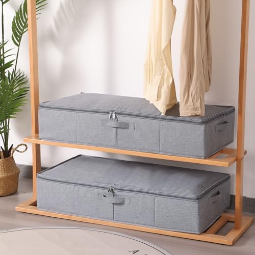 Under Bed Storage Container,Grey,23.6x11.8x5.9 Inch,3 Pack - Image 6