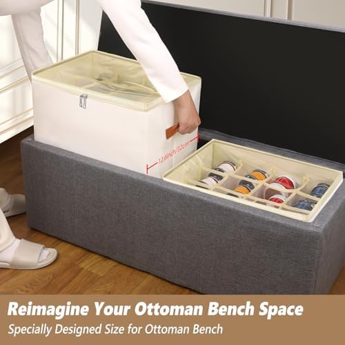 Patinao 2 Pack Flexible Dividers Shoe Storage Box Organizer Bins for Closet - Image 6