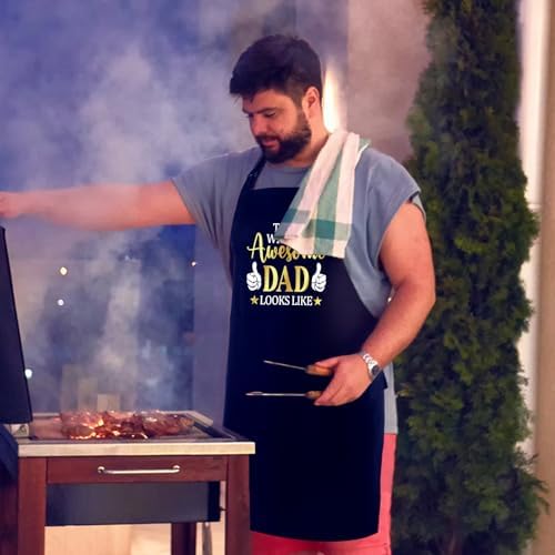 Funny Cooking Aprons for Men, Aprons for Adults with Two Pockets, Adjustable Chef Apron, Funny Gift for Men Women - Image 7