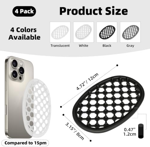 4 Pack Soap Dish for Shower, Non-Slip Silicone Bar Soap Holder with Efficient Drainage Holes for Bathroom Sink, Self Draining Soaps Saver Pad for Shower Niche, Shelf (White- 4Pcs) - Image 6