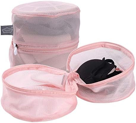 Kimmama Lingerie Bag for Washing Delicates, Pink Bra Bags for Laundry, 5pcs - Image 6
