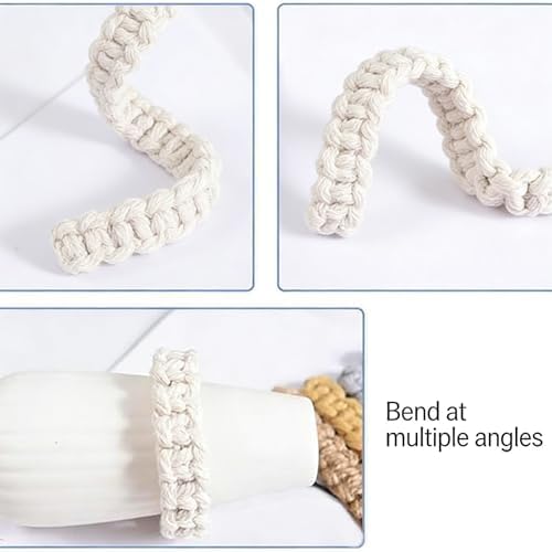 6 Pack Curtain Tiebacks Handmade Braided,Window Treatment Curtain Holdbacks - Image 7