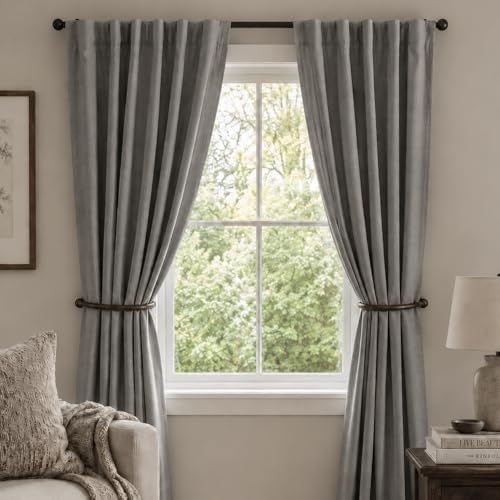 Deco Window Curtain Tiebacks - Set of 2 Holdbacks/Curtain Tieback Ball Brown Matt - Image 7