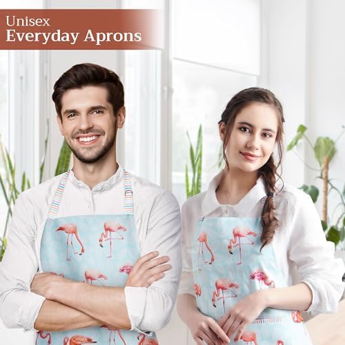 Maison d' Hermine Aprons for women with Pocket 100% Cotton (27.50"x31.50") - Image 6