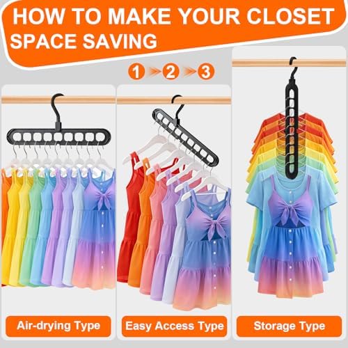 HEYHOUSE Closet Organizers and Storage,College Dorm Room Essentials Hangers - Image 6