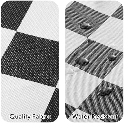 Ohocut Black and White Checkered Clothes Storage Bins, 100L Large Blanket Storage Bags 3 Pack, Closet Organizers and Storage Containers for Comforters, Bedding, Foldable Organizer with Handle - Image 7