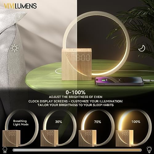Vivilumens Sunrise Alarm Clock with Sound Machine for Heavy Sleepers Adults - Image 6