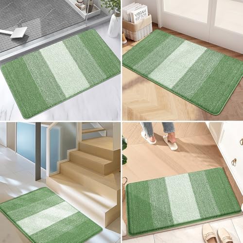Kitinjoy Indoor Outdoor Door Mat, 36x24 Non-Slip Dirt Trapper Doormats - Image 6