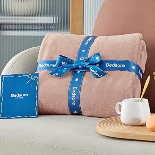 Bedsure GentleSoft Fleece Blankets King Size Dusty Pink - Bed Blanket Soft Lightweight Plush Cozy Fuzzy Luxury Microfiber, 108x90 inches - Image 6