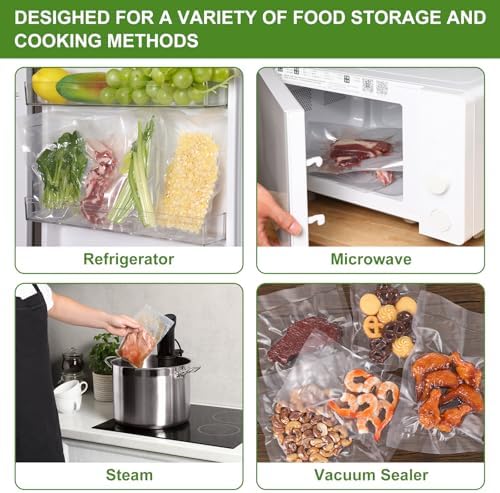 Vacuum Sealer Bags for Food Storage, 8" x 12" Vacuum Seal Bags, 110 Count - Image 7