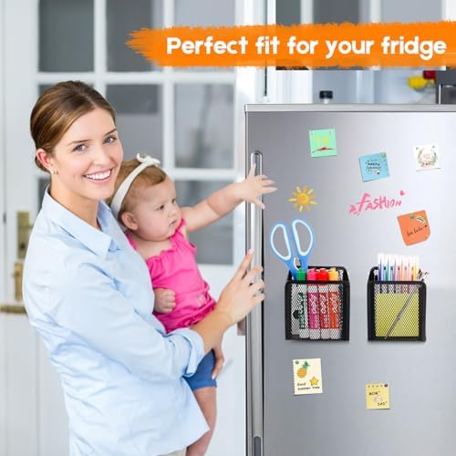 Magnetic Pencil Holder Whiteboard Pen Holder Locker Accessories (1-Slot*2) - Image 6