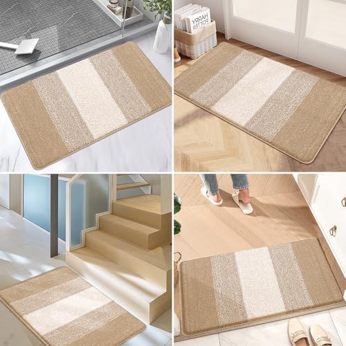 Kitinjoy Indoor Outdoor Door Mat, 45x27 Non-Slip Dirt Trapper Doormats - Image 6