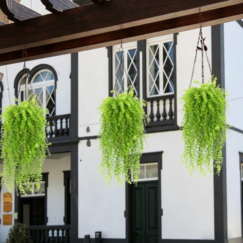 SJL Artificial Hanging Greenery Fake Eucalyptus Ivy Faux Trailing Plant - Image 7
