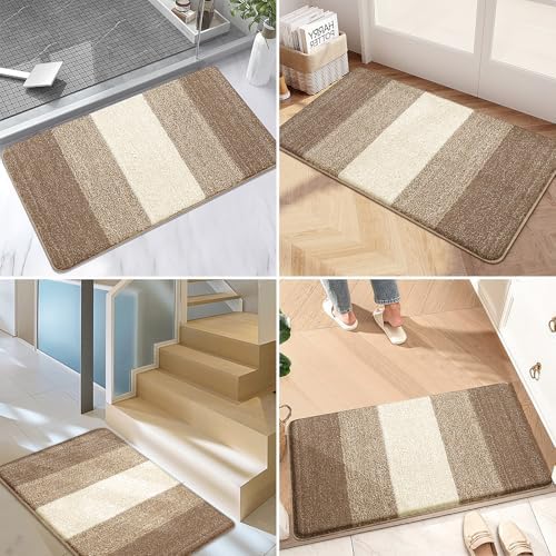 Kitinjoy Indoor Outdoor Door Mat, 40x24 Non-Slip Dirt Trapper Doormats - Image 6