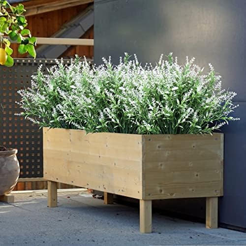 RECUTMS Artificial White Flower for Outdoor,Artificial Plants UV Resistant - Image 6