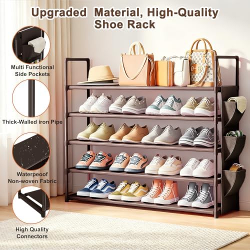 OYREL Shoe Rack 5 Tier 20-25 Storage Capacity Shoes Organizer - Image 6