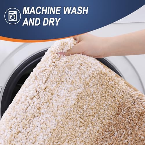 OLANLY Bathroom Rugs Mat 30x20, Extra Soft Absorbent Microfiber Bath Rugs - Image 6
