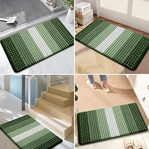 Kitinjoy Indoor Outdoor Door Mat, 48x30 Non-Slip Dirt Trapper Doormats - Image 6