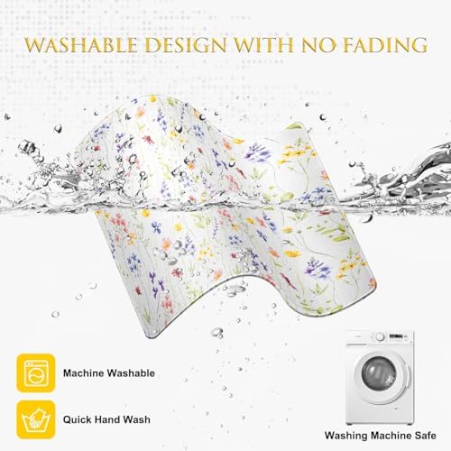 JIKIOU 3 Pack Mouse Pad with Stitched Edge,Portable Size-10.2x8.3in Flowers - Image 7