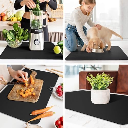 Dish Drying Mat Absorbent Dish Drying Mats for Kitchen Counter 18"x 28" - Image 6