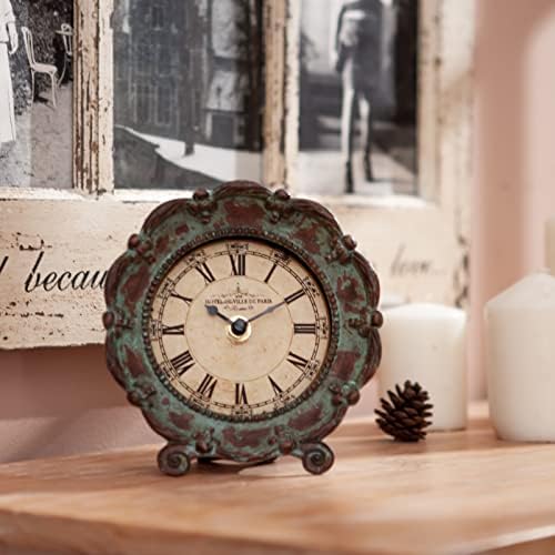 NIKKY HOME Vintage Table Clock Battery Operated for Home Decor - Image 6