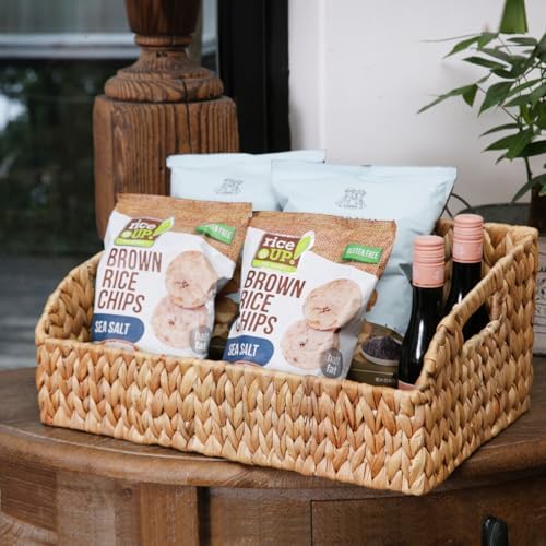 Pantry Baskets for Organizing,Wicker Storage Bins,3 Pack,Natural - Image 7