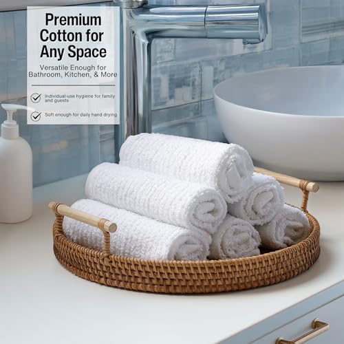 Dish Cloths, 12"x12" Dish Rags, 100% Cotton Kitchen Towels, 12 Pack - Image 6