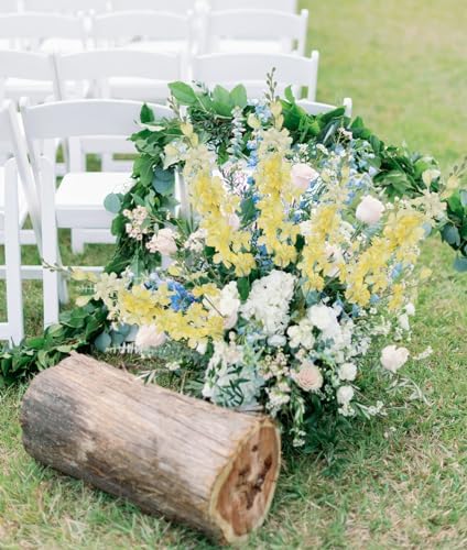 6PCS Yellow Delphinium Artificial Flowers 33" Larkspur Silk Long Stem for Tall Vase Wedding Centerpieces, Tables, Home Decor Indoor - Image 6