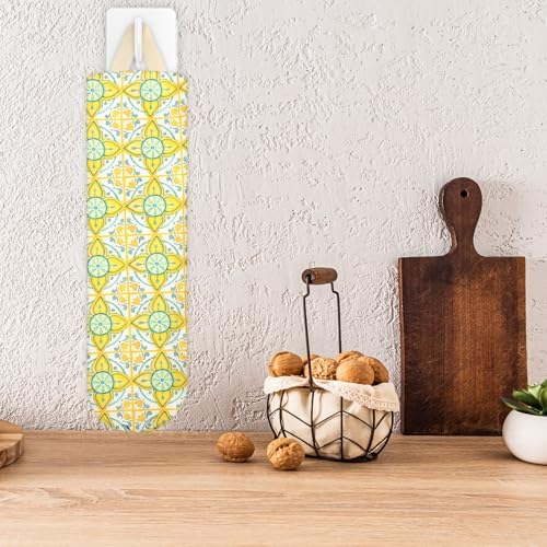 Plastic Bag Holder, Wall Mount Grocery Bag Organizer for Plastic Bags, Reusable Grocery Bags Organizer for Home Kitchen Pantry Decor (D) - Image 6