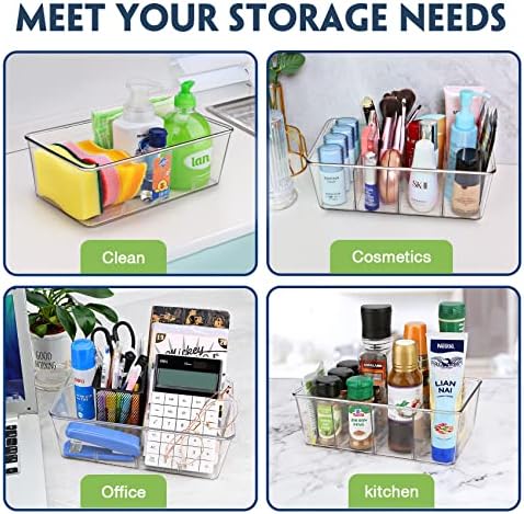 Pantry Organization and Storage Bins with Dividers Kitchen Organizer 2 Pack - Image 6