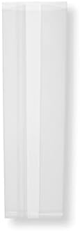 Restaurantware Clear Plastic Gusset Bag, 2.5 x 2 x 9.8 In, 100 Pack - Image 2