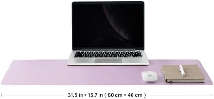 Cork Purple Desk Mat - Dual-Sided Desk Pad for Office and Home - Desk Organization and Accessories - Ideal for Large Mouse Pad and Desk Mats on Top of Desks(31.5"x 15.7") - Image 2