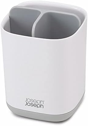 Joseph Joseph Easy-Store - Compact Toothbrush Holder Caddy Bathroom Storage , Grey/White, Regular by Unknown