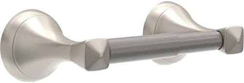 Delta Toilet Paper Holder | Spring Loaded | Brushed Nickel | Wall Mount | EsatoBathroom Accessories by Unknown